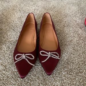 J Crew Factory Embellished Flats